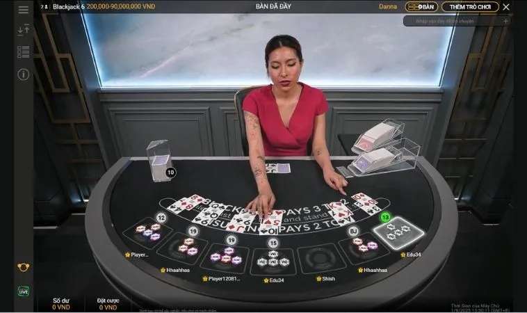 Bí Mật Chiến Thắng Blackjack Tại AE888 Với Chiến Thuật Đỉnh Cao 2 Bàn chơi Blackjack tại AE888