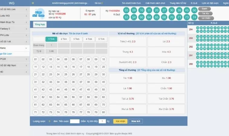 Bí Quyết Chơi Game Nhanh Keno AE888 Thắng Lớn Trong Tích Tắc 2 Giao diện chơi game nhanh Keno AE888